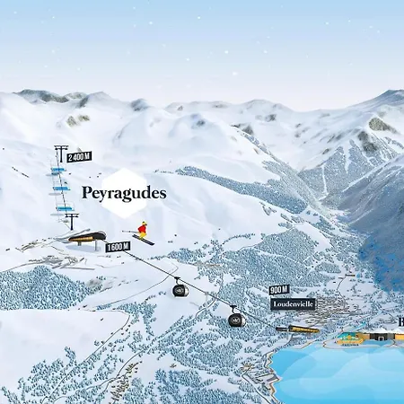 Charmante Maisonnette Peyragudes 6 Adultes Et 2 Enfants *